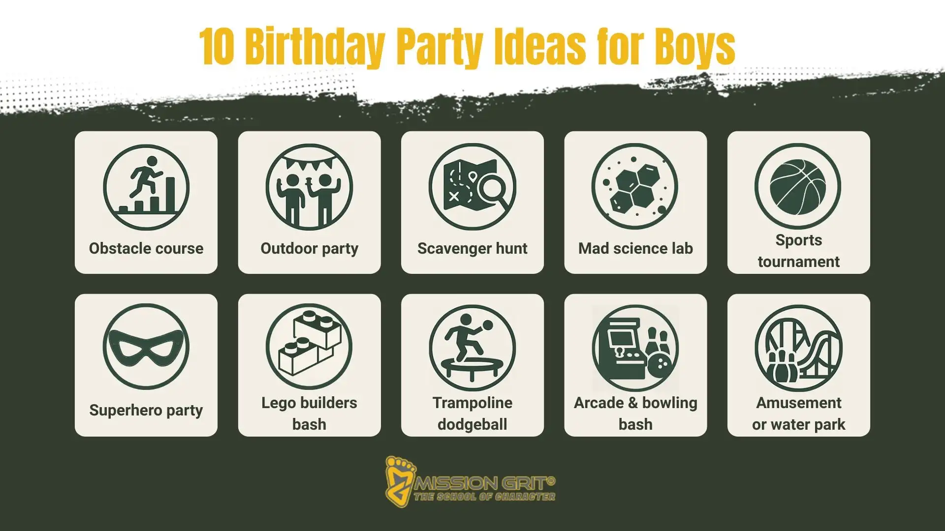 Boy birthday party ideas: top 10 options