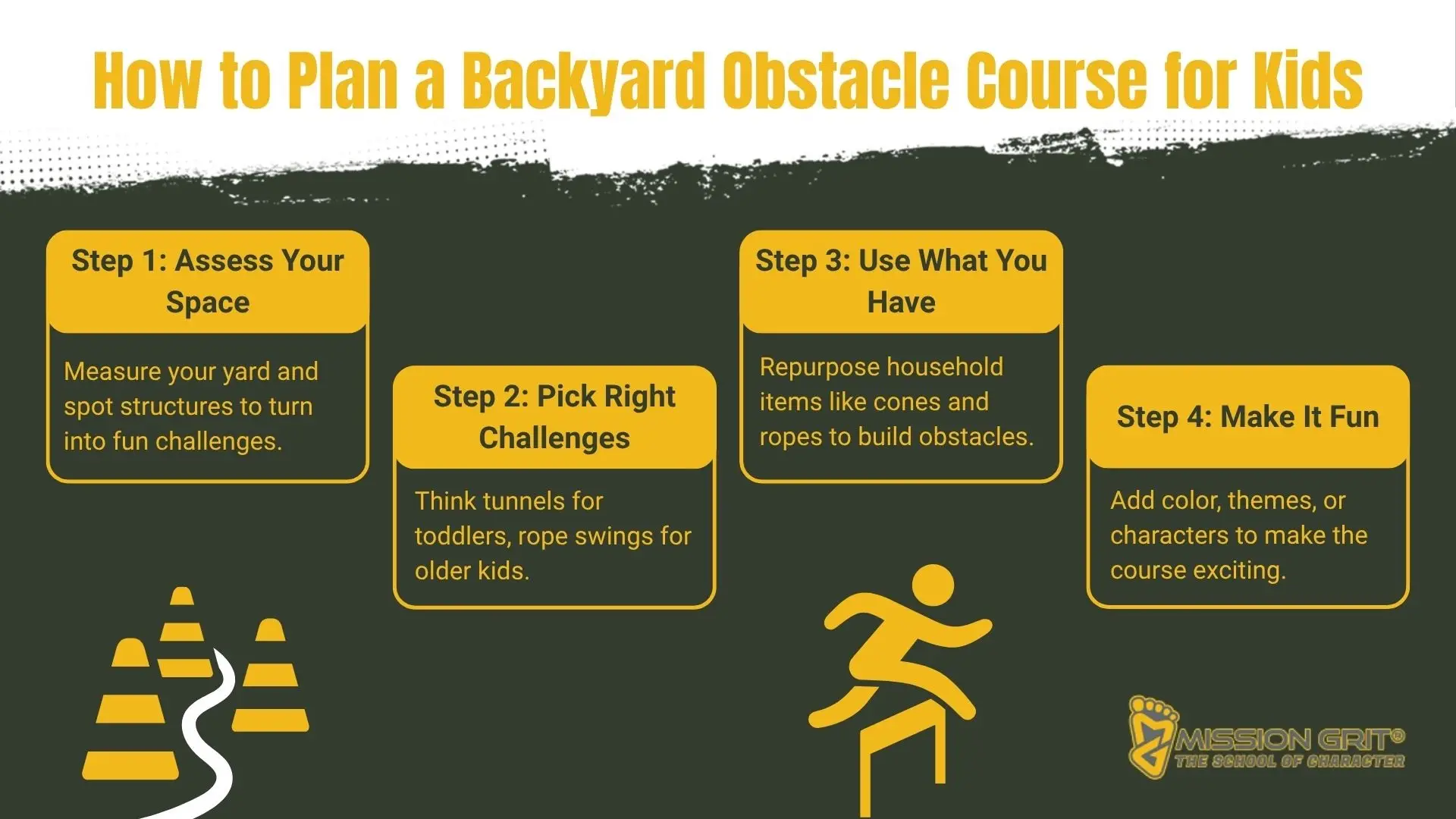 DIY obstacle course for kids: how to plan