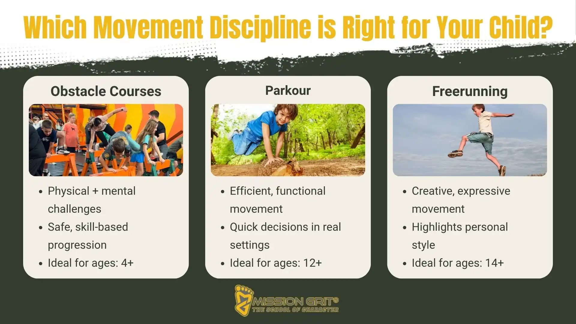 Parkour vs freerunning vs obstacle courses: key differences