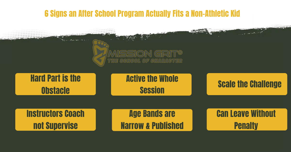 6 Signs an After School Program Actually Fits a Non-Athletic Kid